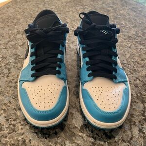 Nike Jordan 1 Low sneakers.  Great used condition.